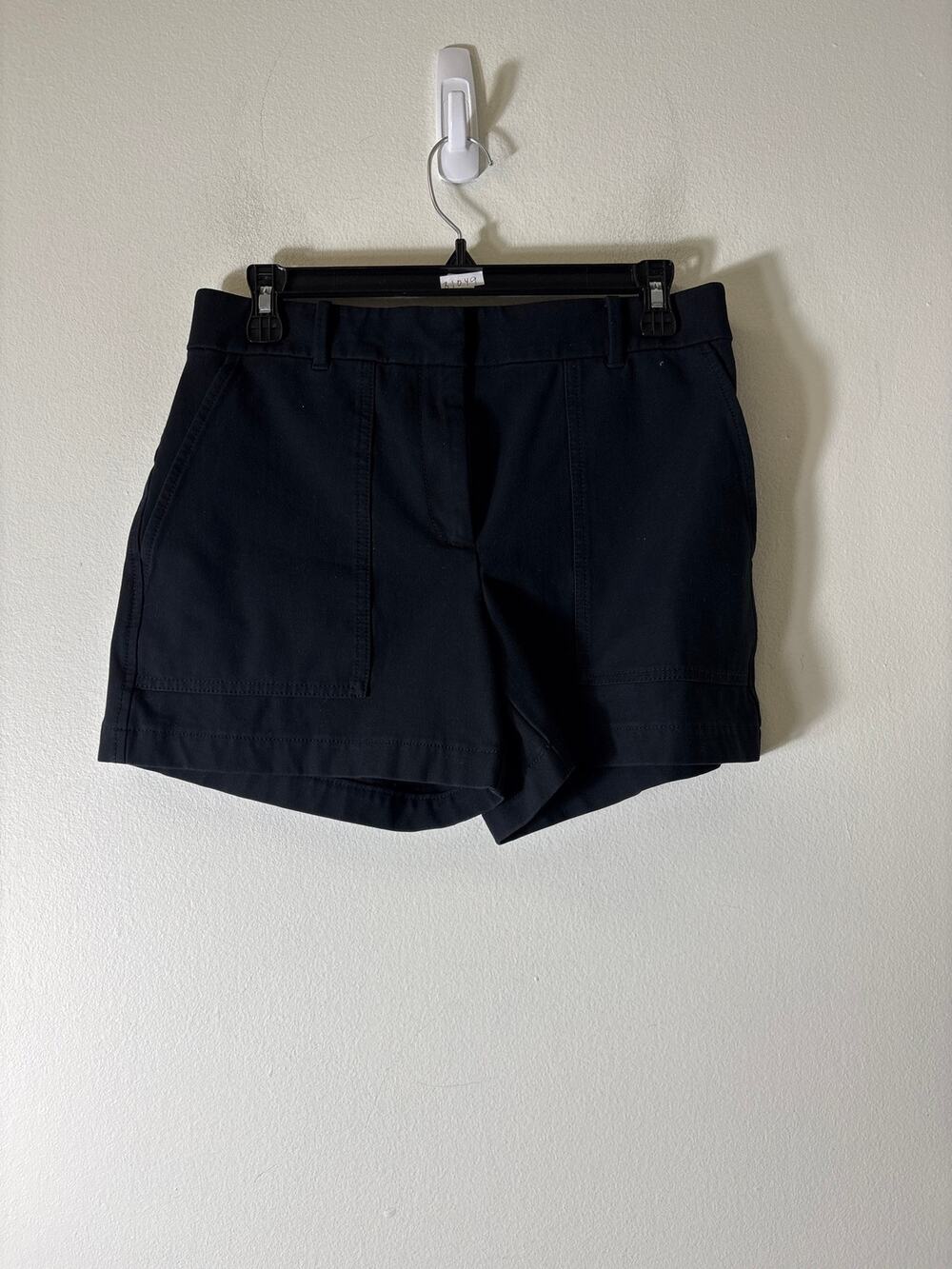 Ann Taylor Black Cotton Short Shorts Sz 4